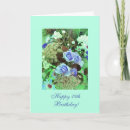 Search for aqua blue birthday cards Floral