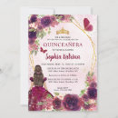 Search for maroon and gold invitations Floral
