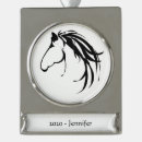 Search for horse head christmas tree decorations Black