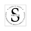 Search for monogram address rubber stamps Chic