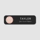 Search for black name tags badges Employee