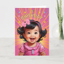 Search for one year old baby girl birthday cards Girls