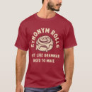 Search for synonym tshirts Funny