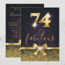 Search for 74th invitations Elegant