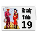 Search for cowgirl table cards Vintage