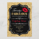 Search for golden birthday invitations Glitter