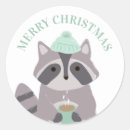 Search for funny racoon stickers Winter