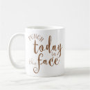 Search for face punch mugs Typography