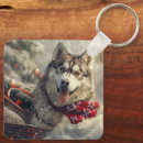Search for siberian husky key rings Animal