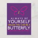 Search for purple wings postcards Pink