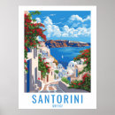 Search for santorini posters Watercolor