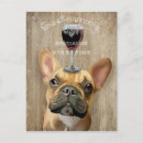 Search for vins postcards Dogs and wine