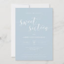 Search for light blue sweet 16 invitations Birthday