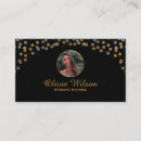 Search for black glitter business cards Fashion