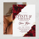 Search for red and gold birthday invitations Floral