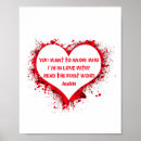 Search for red love heart posters Funny