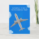 Search for airplane bon voyage cards Vacation
