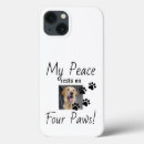 Search for peace iphone cases Dog lover