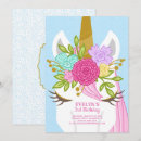 Search for unicorn face invitations Pink