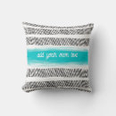 Search for black white turquoise cushions Pattern