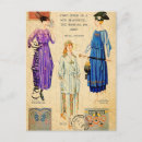 Search for vintage antique elegant woman postcards French