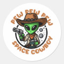 Search for funny alien stickers Outerspace