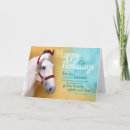Search for equine seasonal cards Santa