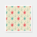 Search for mid century modern christmas napkins 1950s