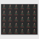 Search for santa hat wrapping paper Matching