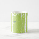 Search for winter birds mugs Green
