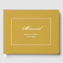 Search for memorial guest books Gold