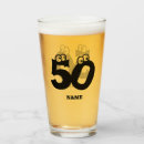 Search for party beer glasses 50th birthday
