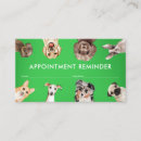 Search for dog grooming appointment cards Groomer