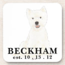 Search for terrier coasters Westie