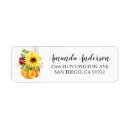 Search for sunflower bridal shower return address labels Floral