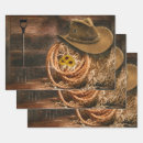 Search for vintage hats wrapping paper Cowboy