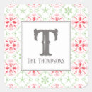 Search for monogram snowflake stickers Pattern