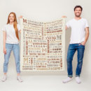 Search for word art blankets Typography