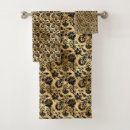 Search for damask pattern bath towels Black
