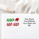 Search for ho ho ho return address labels Cute