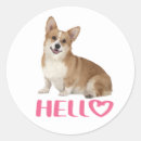 Search for cartoon corgi stickers Puppy