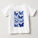 Search for blue butterfly baby shirts White