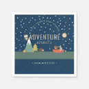 Search for adventure awaits napkins Woodland