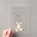 Search for bunny baby girl shower invitations Cute
