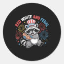 Search for funny racoon stickers 2025