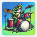 Search for playing drums stickers Musician