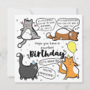 Search for funny pun invitations Cat lovers
