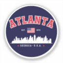 Search for atlanta skyline stickers Usa