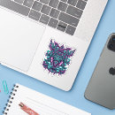Search for warrior skull stickers Samurai