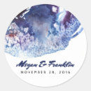 Search for blue and purple wedding stickers Navy